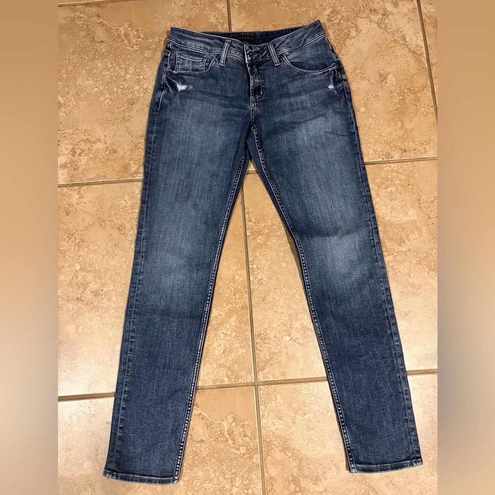 SILVER Boyfriend Ankle Jeans